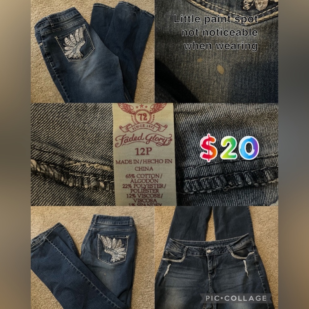 Boot cut jeans